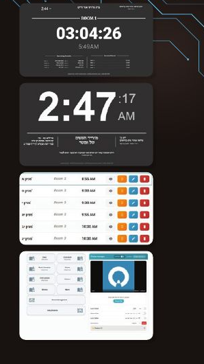 Digital Signage control screens